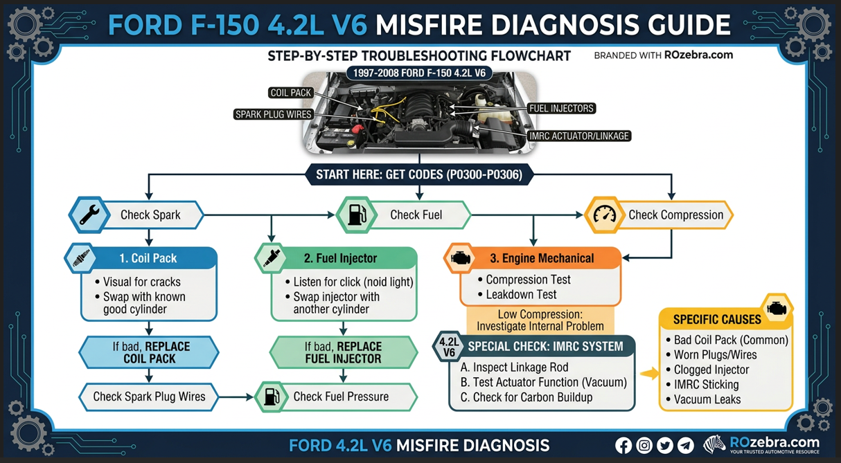 Ford F-150 4.2L V6 Misfire Diagnosis